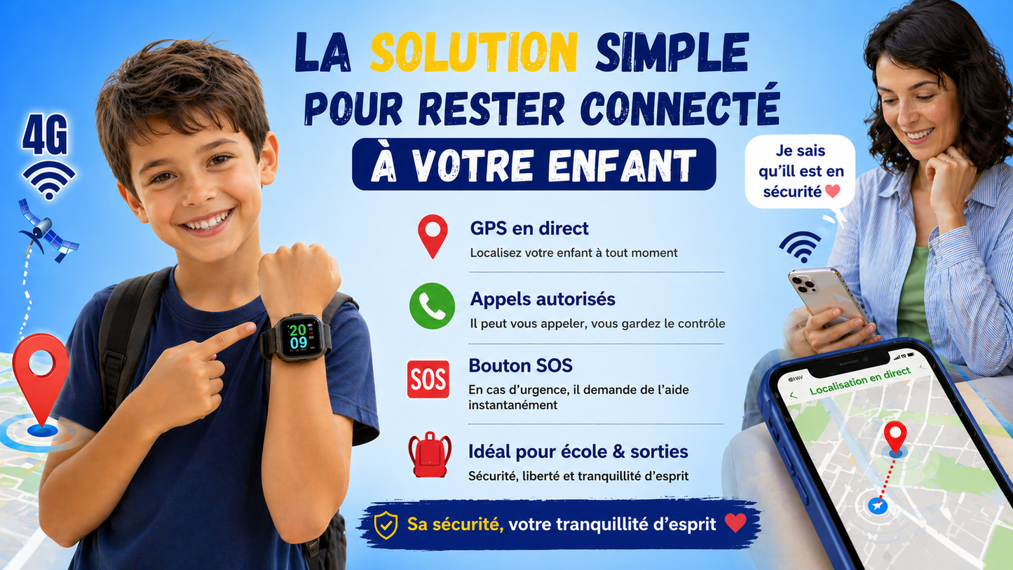LaTour Lien Essentiel™ – Montre Connectée Enfant