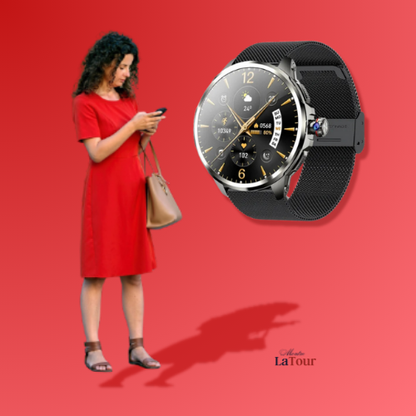 LaTour Élégance SIM™ – Montre Connectée Femme