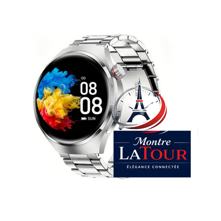 LaTour IronSteel™ – Montre Connectée Homme