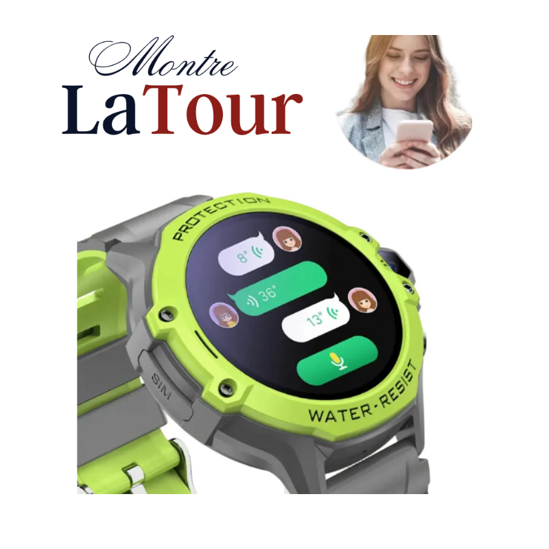 LaTour Sécurité Plus™ – Montre Connectée Enfant Gps