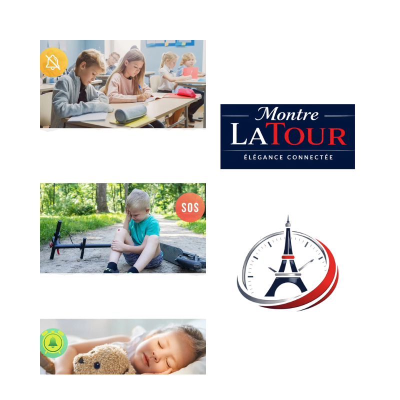 LaTour Contact Sûr™ – Montre Connectée Enfant Gps