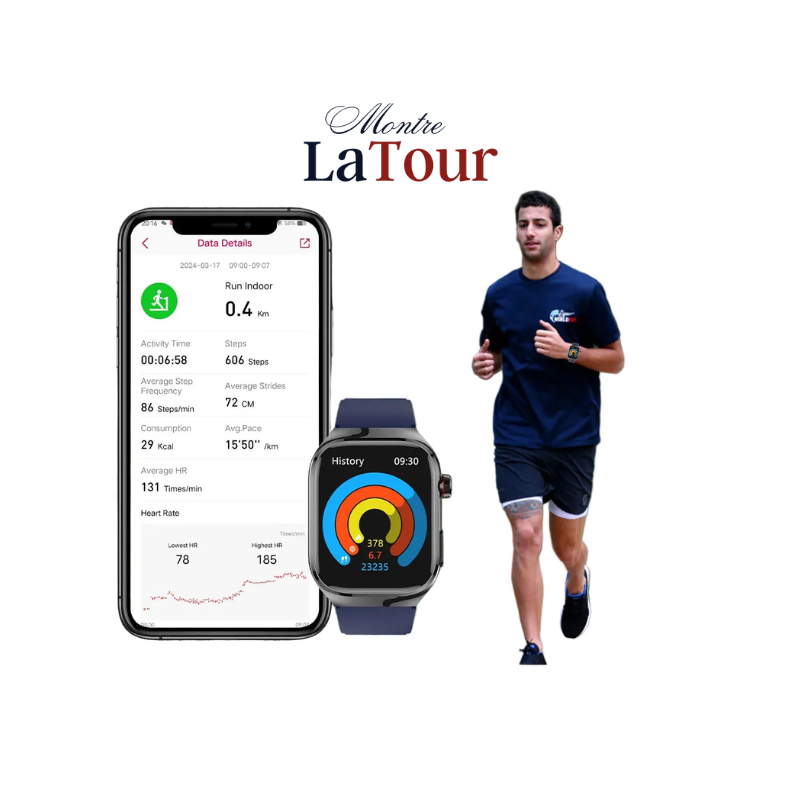 LaTour Équilibre Santé™ – Montre Connectée Santé