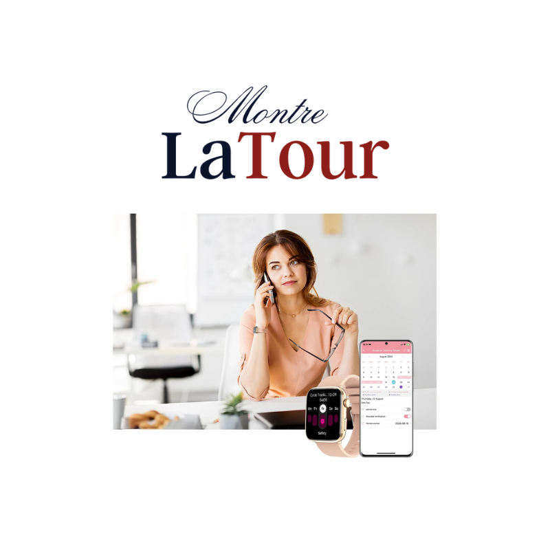 LaTour Square™ – Montre Connectée Femme