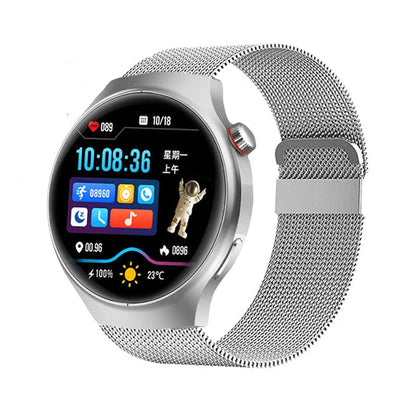 Montre Connectée Bracelet Acier Homme