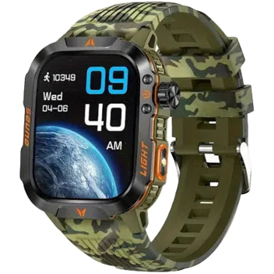 Montre Connectée Militaire Camouflage