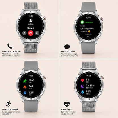 LaTour Connect™ – Montre Connectée Bluetooth Homme