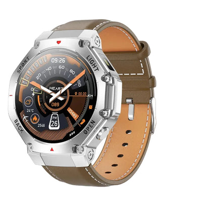 montre connectée homme cuir